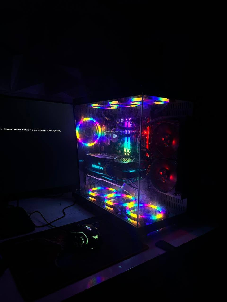 تجميعه pc كامله مليون وخمسين وبيها مجال للشراي
PC: بسعر مناسب
R5 3600X
NVIDIA GEFORCE RTX 3060TI 8GB GALAX
RAM 16GB DDR4 CORSAIR RGB
MSI B450M MORTAR MAX DDR4
M.2 512
HDD 1TB
PSU 700W
CPU FAN COOLER MASTER 240M
CASE COOLMAN
🎮الشاشة : AOC IPS 1080P 24 80HZ

الرقم للتواصل :***********
العنوان : الانبار عندي توصيل لكل المحافظات
