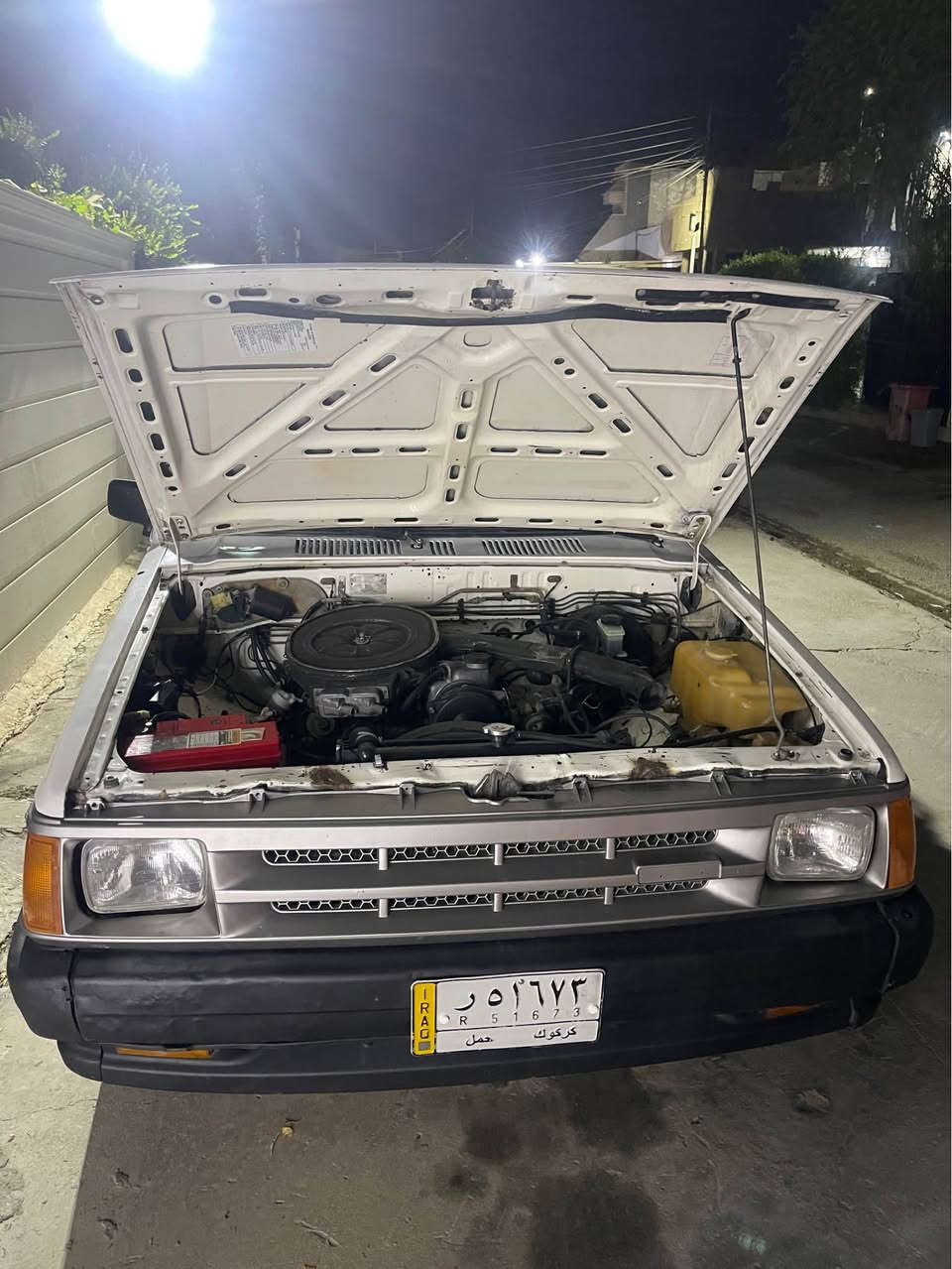 ***********
بيكاب مازدا 1990 حزام صبغ بدون ضرب ولا دعم شرط سيارة جاهزة بدون اي نقص 
***********
محرك وكير ًو صدًر كل شرط سيارة مكفول من 
 دعامية إلى دعامية سنويه جديدة شرط تحويل او وكالة 
السعر 40   $$$$$
عنوان كركوك 
***********
*********** كركوك, العراق
