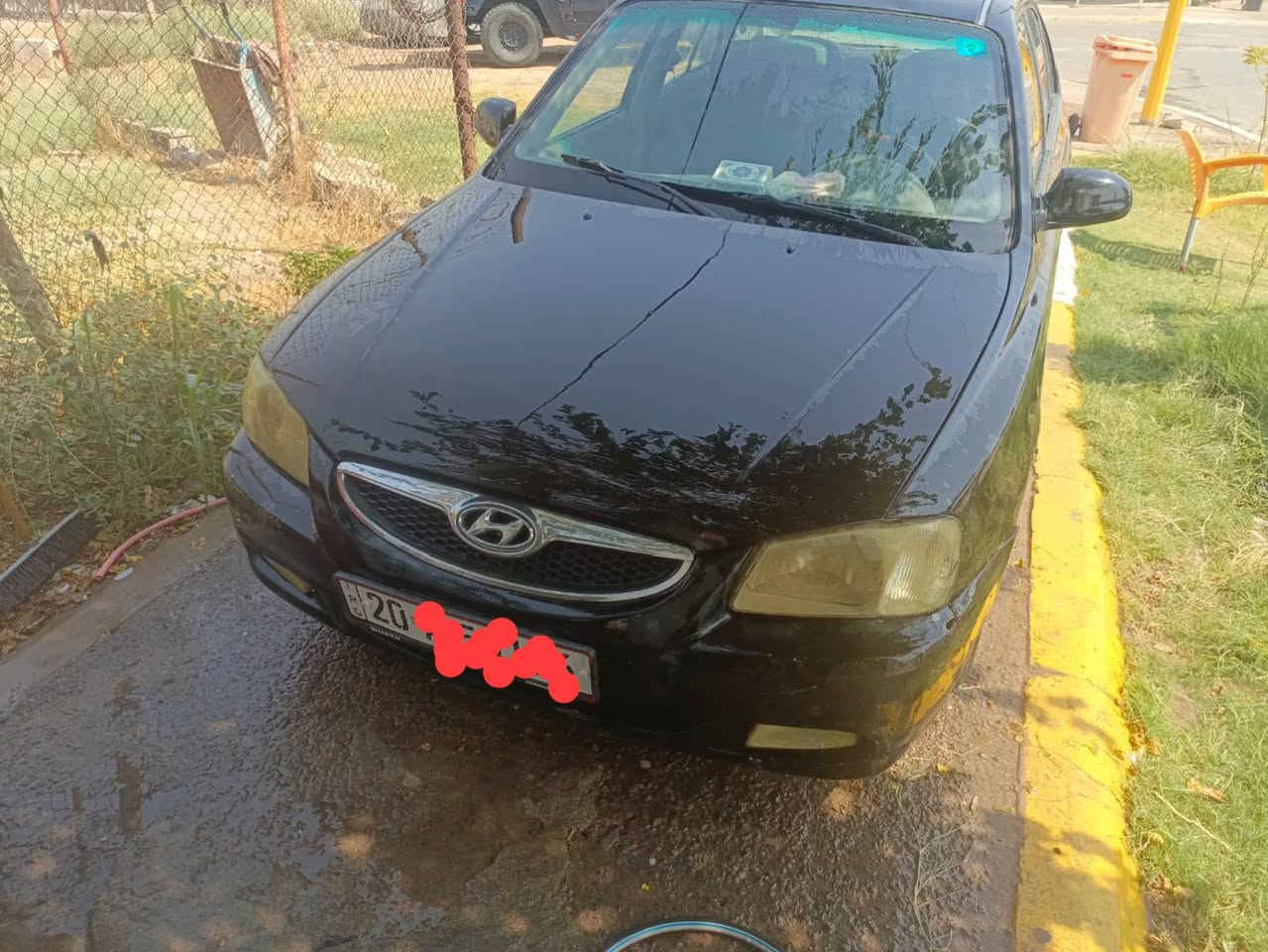 السلام عليكم اكسنت موديل2002 مصبوغه حزام  كير اوتوماتيك مكينه لاصرف ولاتبخير رقم ديالى انكليزي سياره جاهزه مابيها نقص العنوان الحاتميه ***********  تحويل مباشر ***********
