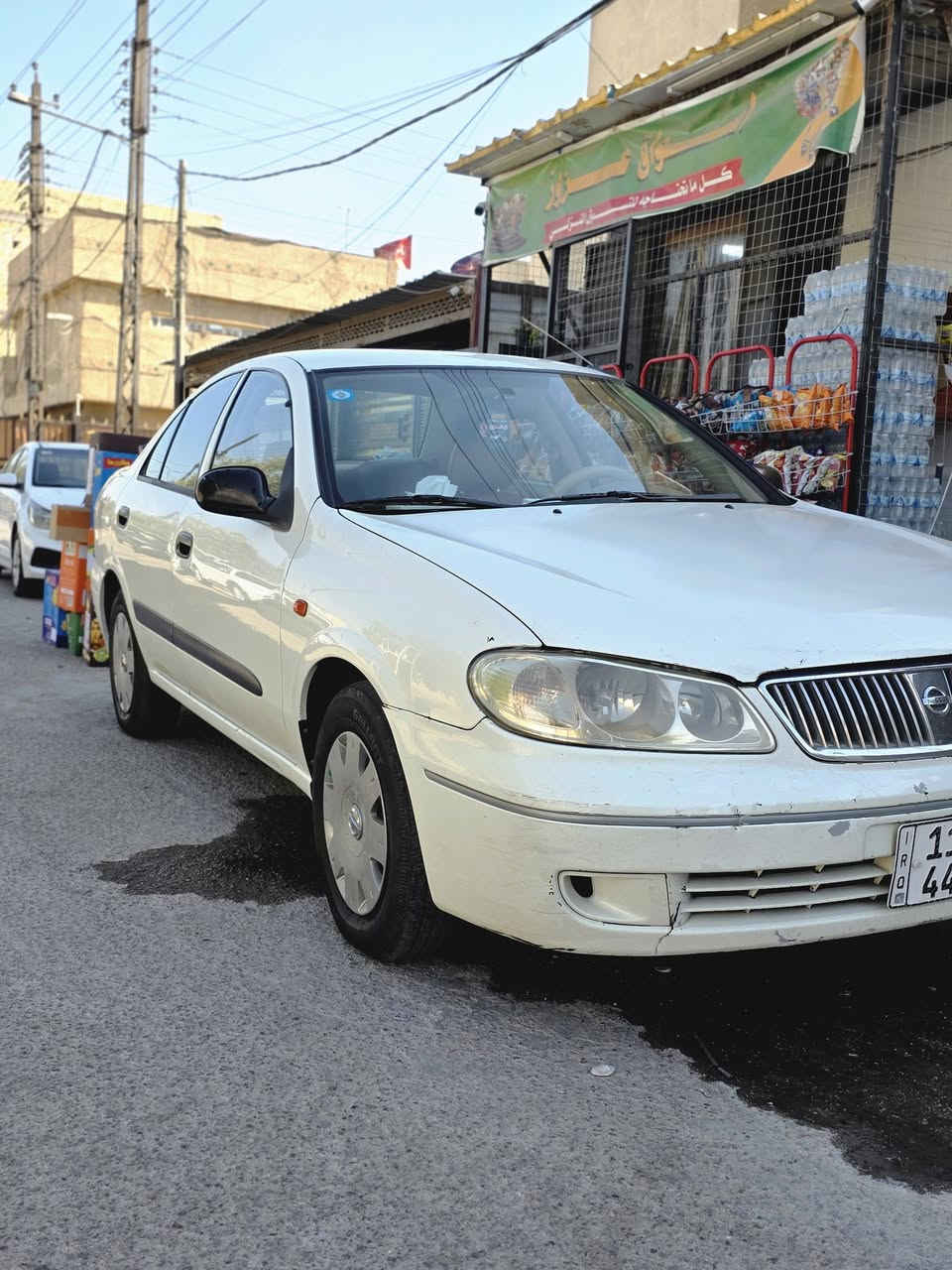 اربع انيسان سني ياباني 2009 قبق ابيض السيارة بلادية بيهة بارد بل جاملغ الايسر الخلفي على كد اربع اسابع مكفولة من الصبغ والضربة لا شواصي ولا دواخل كير ومكينه كفاله تبريد كهربائيات كفاله للتواصل *********** عنونهة بغداد السعر 88 بيهة مجال
