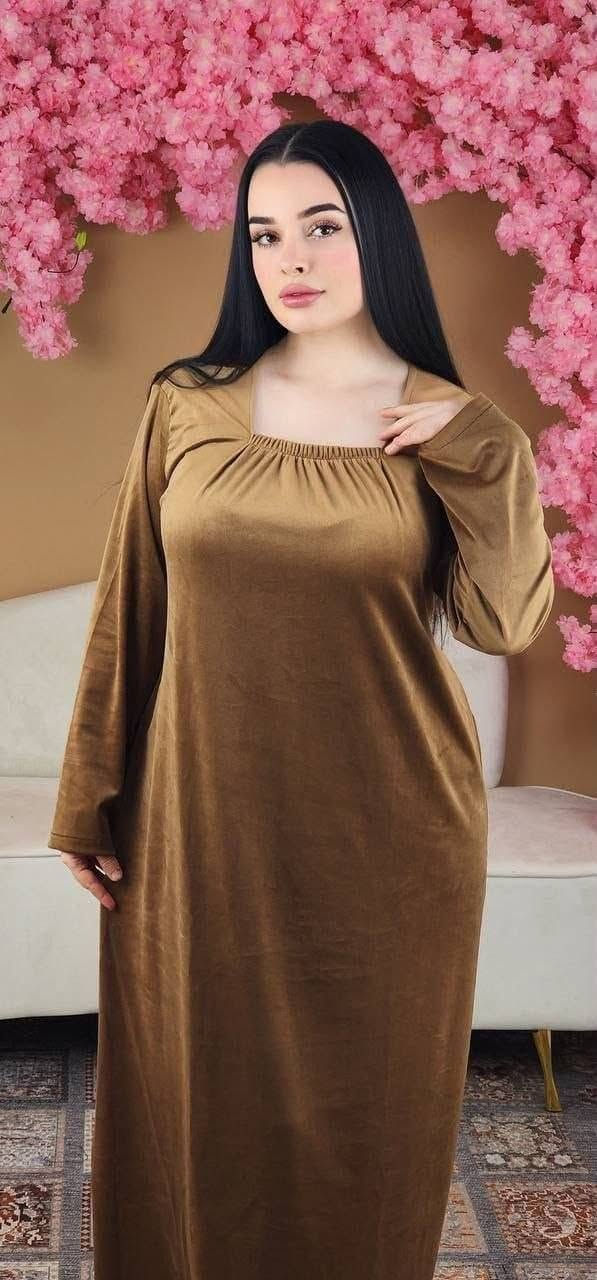 دشداشة • مخمل ثقيل • مقاسات L XL XXL