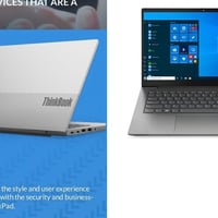 لابتوب ThinkBook 14 من Lenovo  لابتوب قوي و خفيف بهيكل معدني قوي , الل...