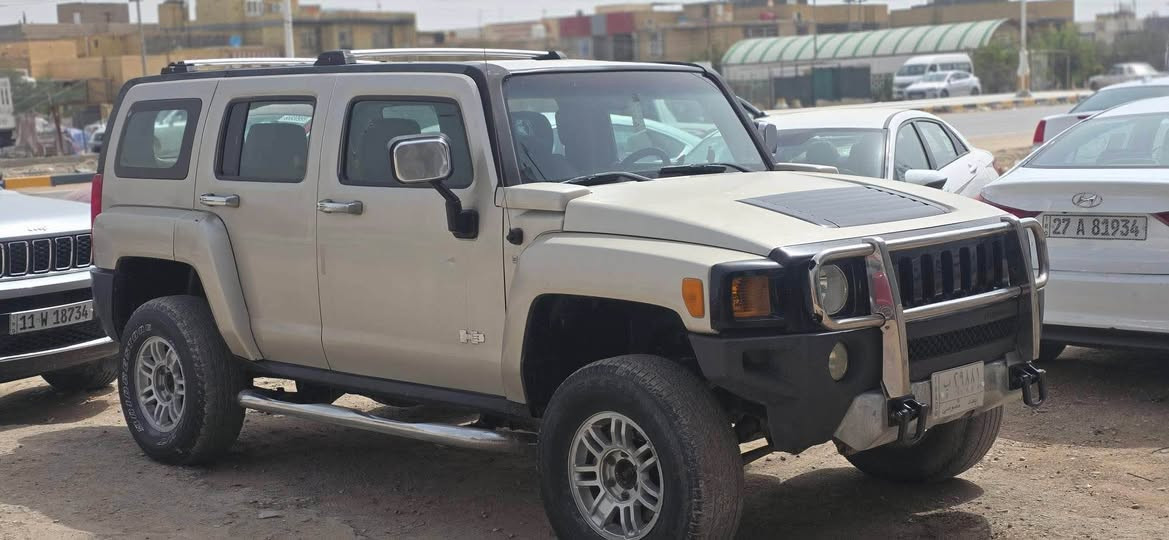 همر H3
2008
محرك 3700
5 سلندر بلادي
برغي ممفتوح بلسيارة كلة شرط الفحص 
مصبوغ حزام جمالية شرط بدون معجون
سنوية لل 28 
راعيهة يريد تحويل
تبريد ثلج
كير محرك شرط
شاشة كامرة
تحكمات
كشنات كهرباء
حدادية امامية  وخلفية وتايرات تعبانات 
الباقي كلة جديد
السعر ٨٨ وبيهة مجال ترهم مراوس 
مكانة ناصرية مركز ناصرية, ذي قار

نص مكتوب في الصور:
- ***********
