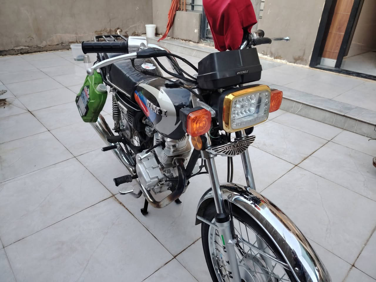🏍️ للبيع دراجة 4 كير نامه موديل 2025
دراجة نظيفة ومرتبة، أغراضها أغراض الوكيل وكهربائياتها كلها شغالة، وما عايزة أي شي.

🔹 أوراق سكنر
🔹 المحرك مفتوح ومُعَمَّر بالكامل، كل التعمير جديد
🔹 تاخذها بضمانتي
🔹 شلعة وعزم قوي
🔹 كلجات جديدة
🔹 كهربائيات الدراجة كلها شغالة

💰 السعر: 680 ألف
📍 النجف
📞 ***********
📩 الخاص مفتوح

للشراي أكو مجال بسيط بالسعر.
