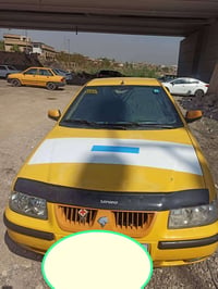 سمند 2009 لون ليموني رقم بغداد انكليزي  محرك جيد كير جيد تبريد شغال ال...