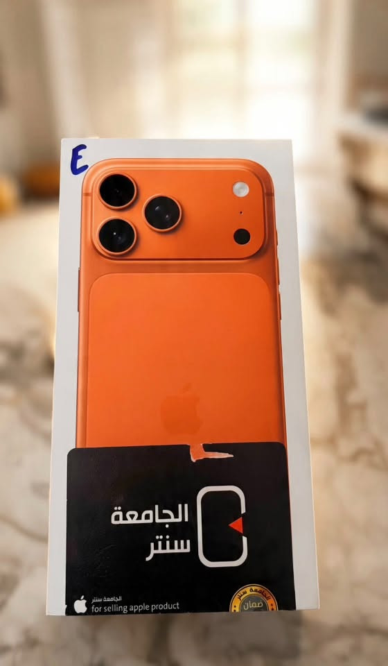 ايفون 17 برو ماكس 🧡 
 ايسم شريحة الكترونية 
عدد الدورات 244 
البطارية 🔋99
نضافة 100/100 
للأستفسار اتصال او واتساب 
***********

