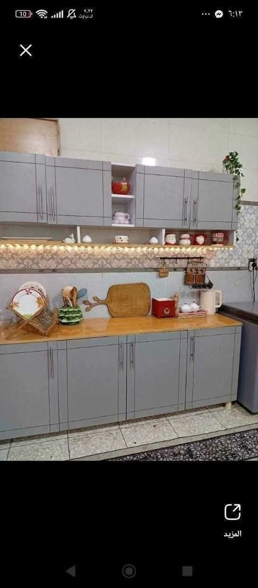 كاونتر MDF • ٢ متر • سنك