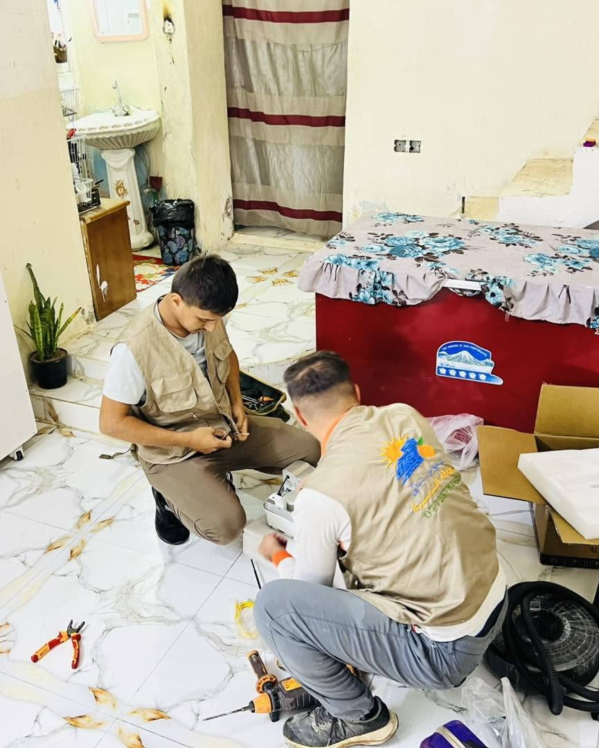 ☀️ ثقة الزبون هدفنا 🤝

بفضل الله تم بحمد الله تنصيب منظومة طاقة شمسية جديدة في:

📍 محافظة ديالى – قرب مديرية المرور العامة

⚡ سعة المنظومة:
🔋 20 أمبير ليلي نهاري
🌙 تجهيز ليلي لمدة 3 ساعات
🏆 باستخدام مكونات أصلية من براندات عالمية

الجودة والضمان والأمان… ثقتكم هي رأس مالنا ❤️

📞 للاستفسار والحجز:
***********
📲 واتساب متوفر على نفس الرقم

📍 مكتب شموس ديالى للطاقة الشمسية
ديالى – الحويش – مدخل الحويش الرئيسي
