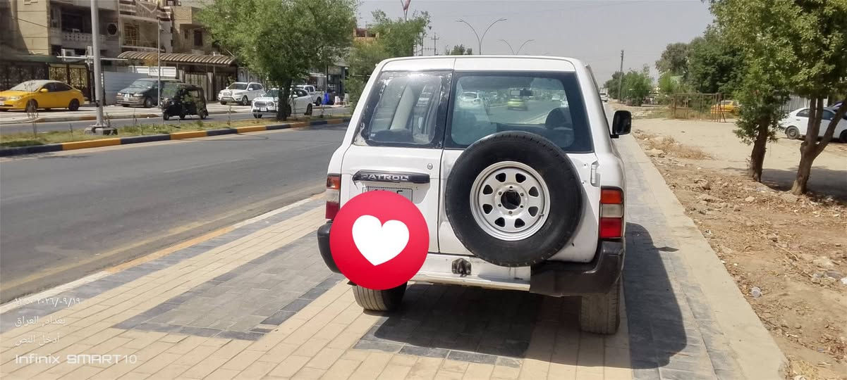 للبيع نيسان باترول 

المواصفات:
• الموديل: نيسان باترول Y61 2001 •

 اللون: أبيض • رقم بغداد - سنوية بسم الحجي •
 
الحالة: سيارة حلوة ونظيفة، محرك وكير  

توب، تخم تاير جديد، بدي خالي من 

الضربات القوية • جاهزة من كلشي، لا 

نقص ولا عيب، فقط اخذ وامشي 

سيارة مال جناي ومال كراب، معروفة 

بقوتها وتتحمل حر وبرد، مال بيت مو مال شغل.

السعر: [78$]
المكان: بغداد - [الدوره حي الصحه]
للاستفسار: [***********]

الشراي يتصل وبالخدمة، جماعة المعارض لا تحرجونا.

نص مكتوب في الصور:
- ١٢:٤٩ ٢٠٢٦/٠٧/١٩
- بغداد، العراق
- أدخل النص
- Infinix SMART 10
- ١١:٠٥ ٢٠٢٦/٠٩/١٩
- ١٢:٥٠ ٢٠٢٦/٠٩/١٩
- بغداد, العراق
- ٢٠٢٣/٠٨/١٢ ١٦:٤٩
- ١٢:٥٧ ٢٠٢٢/٠٩/١٩
- E ٤٤,٤ N ٣٣,٢
- ١٢:٥٢ ٢٠٢٦/٠٩/١٩
- E ٤٤,٤ N ٣٣,٣
- ٠٢:٥٣ ٢٠٢٦/٠٩/١٩
- ٣٣,٢ N ٤٤,٤ E