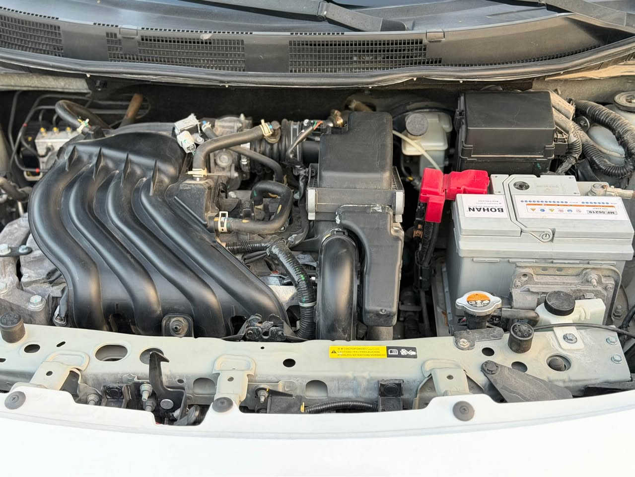 نيسان سني مديل 2022 -  هندية بليته زركه أصلية بحالة ممتازة للبيع
​المحرك: 1500 CC (بحالة الوكالة، محرك جديد ونشط جداً). كير مكينة مكفولات 
​السيارة مكفولة وجديدة جداً، بعدها بخيرها تحكمات ستيرن حساسات خلفية شاشه لكزز كامره خلفيه شادلها كأمره خلفيه تخم تاير جديد اربع سماعات جدد سيارة كل نقص مابيها 
ماشية 55الف
على وضع الشركة مال بيت السيارة باسمي
رقم اربيل هزتهاجديده ​السعر:109وبيها مجال
​السيارة نظيفة جداً ومناسبة للي يدور سيارة عمل واقتصادية وما تحتاج أي مصروف.
مكان بغداد العطيفية
قرب صاج البديع لاستفسار 
*********** بغداد, العراق
