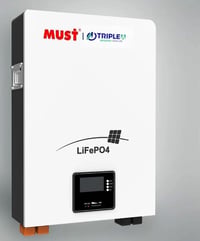 بطاريات MUST • LiFePO4 • ضمان ٥ سنين