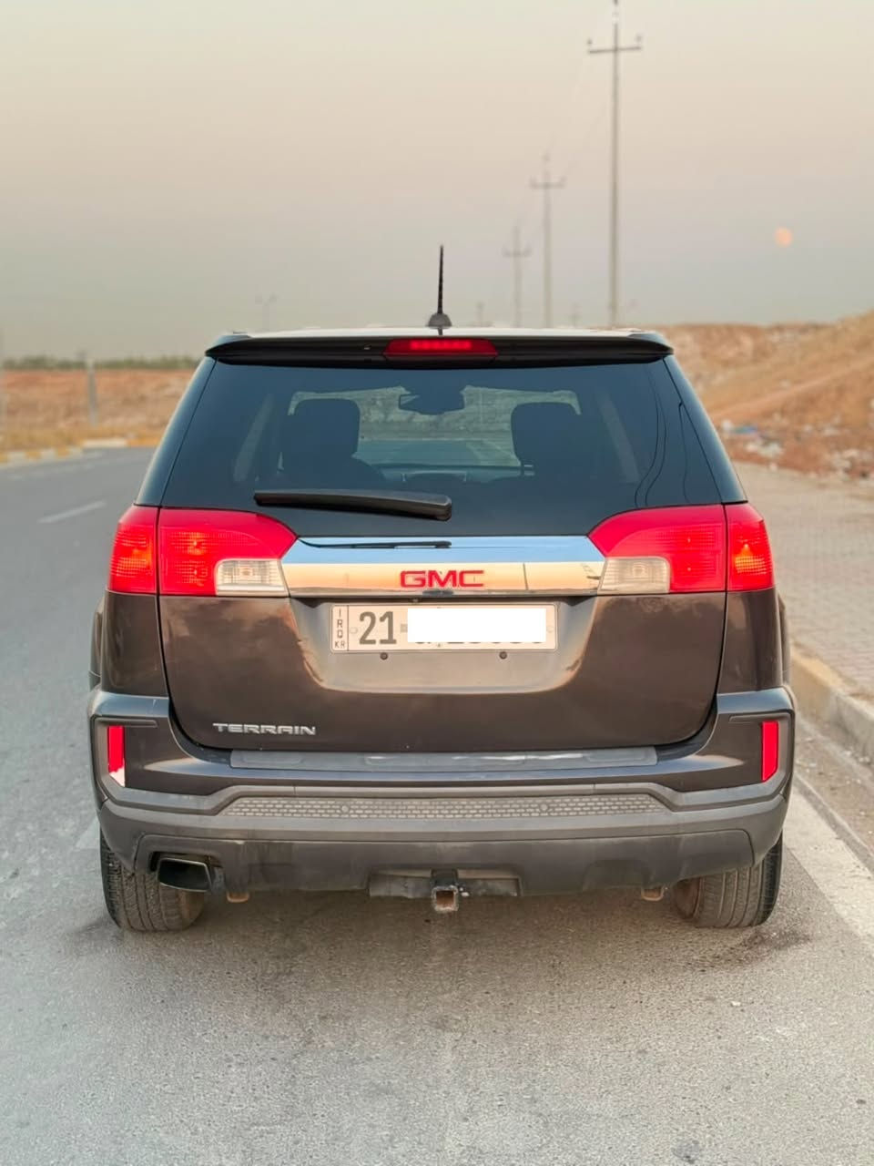 GMC terrain 2016 
سيارة بدون صبغ
بيها ٤ مكان تعديل 
 كير محرك كهربائي بشرط 
مكاني كركوك او سليمانية 
سعر 107$ مجال بسيط 
***********

