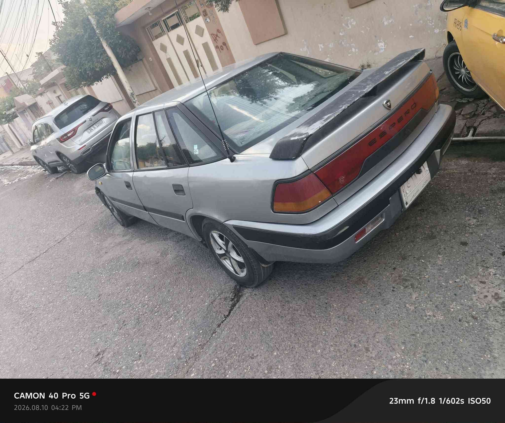دايو اسبيرو موديل 96 كير ومكينه فكترا 18 نوزل بلادي تبريد
سنويه لي نهاية 2029 هزة جديده شرط التحويل من الشرعي
سياره نضيفه مابيها ضربه ولا خياس شرط (25) وبيها مجال للشراي
*********** 
***********

نص مكتوب في الصور:
- CAMON 40 Pro 5G
- 2026.07.21 12:39 PM
- 33mm f/1.8 1/2146s ISO50
- CAMON 40 Pro 5G 2026.08.10 04:22 PM 23mm f/1.8 1/602s ISO50
- CAMON 40 Pro 5G 2026.07.21 12:39 PM 33mm f/1.8 1/1648s ISO50
- 2026.08.10 04:25 PM
- 38mm f/1.8 1/100s ISO96
- CAMON 40 Pro 5G 2026.08.10 04:25 PM 38mm f/1.8 1/100s ISO66