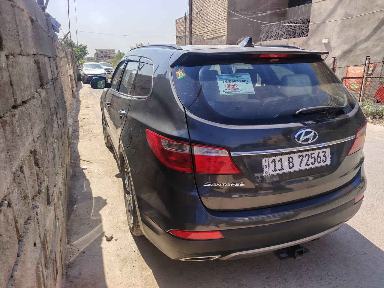 سنتافية موديل ٢٠٠١٣ ماشية ٩٠ الف حقيقي سيارة نظيفة كير مكينة تخم تاير جديد فول ما عدة الفتحة مكينة ٦
٧ راكب ٣قطع تبريد قطعتين شاشة جبيرة كشنات جلد كهرباء اشاير بل مري سستم سماعات السيارة كلش حلو لا شخوط هيترات بل كشنات تدفئة بل ستيرن ٣ أنظمة قيادة وبعد بيهة قطعتين صبغ بدون ايرباك بنيد بمريكة وجاملغ بل عراق السعر ١٢٢ وبيهة مجال مكان السيارة زعفرانية *********** 
سنتافية موديل ٢٠٠١٣ ماشية ٩٠ الف حقيقي سيارة نظيفة كير مكينة تخم تاير جديد فول ما عدة الفتحة مكينة ٦
