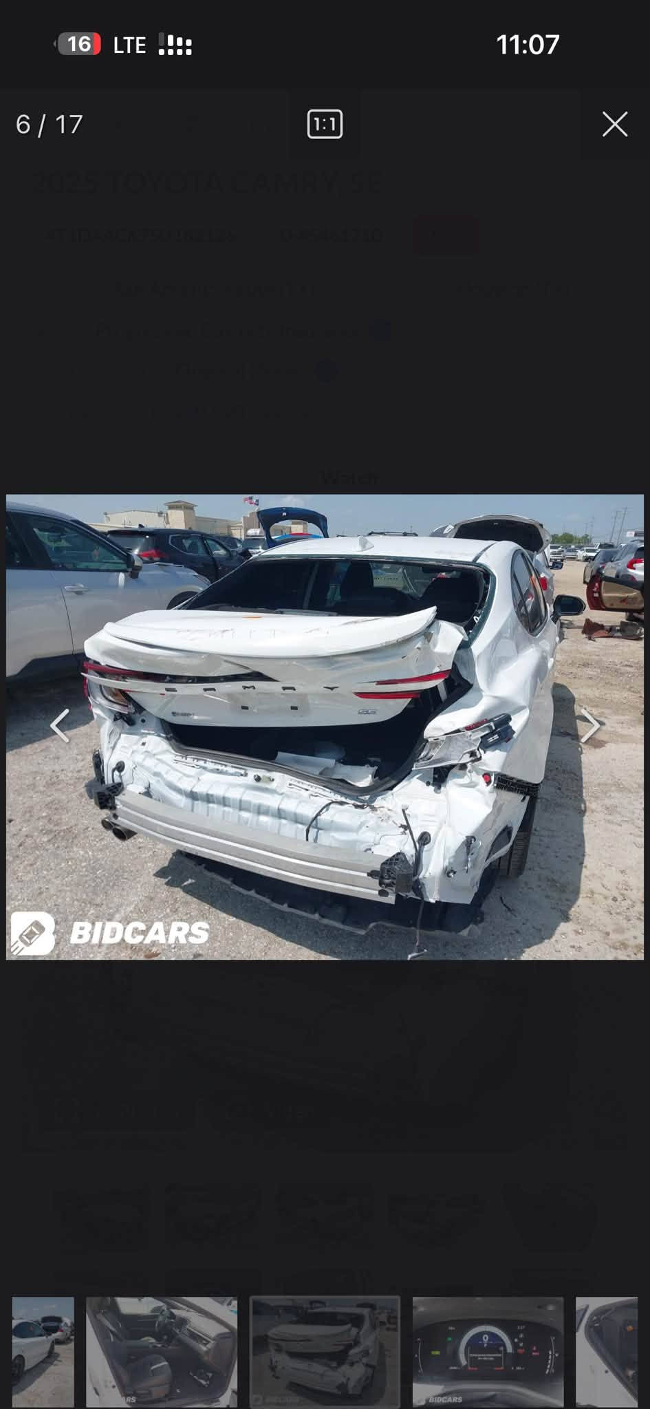 واتساب***********

نص مكتوب في الصور:
- 16 11:07 16 / 17 BIDCARS
- 16 LTE 11:07 14 / 17 BIDCARS
- 16 LTE 11:07 13 / 17 BIDCARS
- 16 LTE 11:07 10 / 17
- 11 / 17 BIDVARS
- BIDCARS
- 16% يجري الشحن 8 / 17
- 16 LTE 11:07 7 / 17 1:1 BIDCARS
- 16 LTE 11:07 6 / 17 1:1 BIDCARS