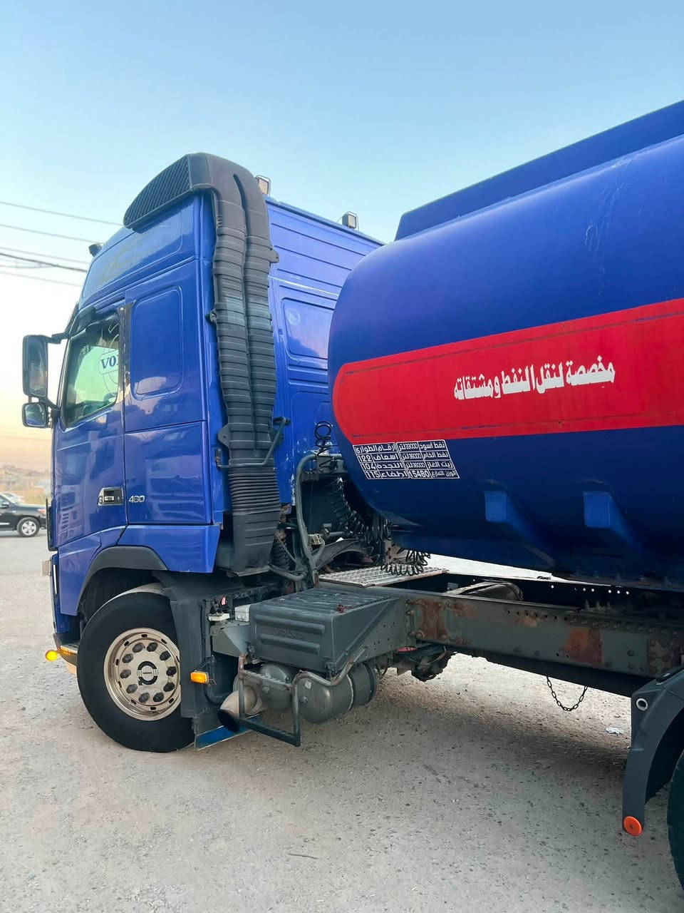 سلام عليكم 

للبيع فالفو صهريج ✅

موديل 2003

كير عادي 

حجم محرك 460

نوع الصهريج:مصلاوي جوبلس 

طوناج جديد +سنوية جديد 

قماره+شاصي بشرط 

موجود السيارة في معرض عادل 

العنوان:كركوك شارع المطار مقابل جسر حزيران 

***********📞☎️✅
