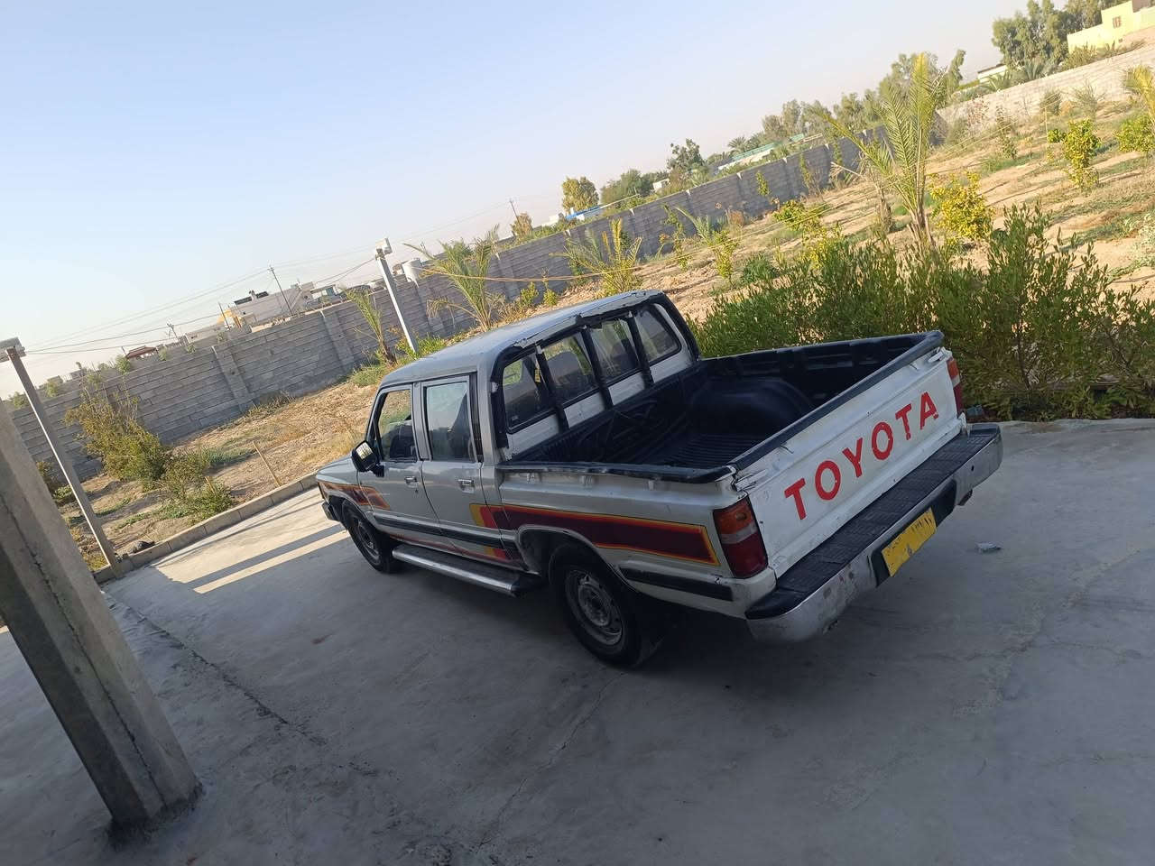 🚗 للبيع بيكم تيوتا 1985
🔹 الموديل: 1985
🔹 اللون: أبيض
🔹 المحرك: شرط
🔹 الكير: شرط
🔹 رقم: صلاح الدين
🔹 الموقع: تكريت
شرط التحويل  
السيارة مرتبة وجاهزة للشغل، والمحرك والكير شرط 
الاستفسار ***********
