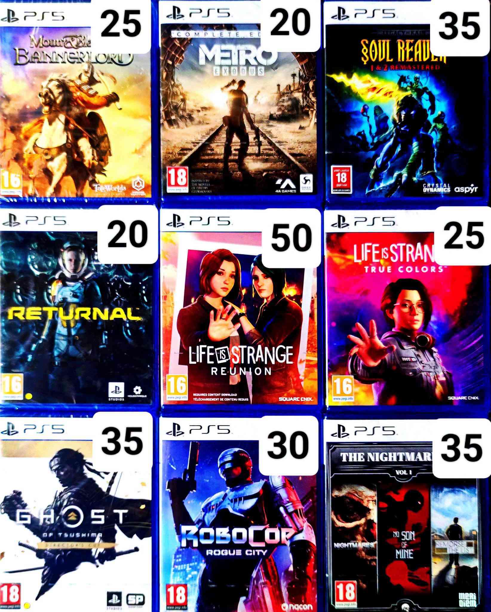 مستخدم PS4 وPS5  مجموعة كبيرة 
⚠️ حجز وتبديل عبر الخاص او واتساب 
 
✅تثبيت الحجز بالخاص برقم وعنوان لسرعة التثبيت
 ❗️واذا عندك مراوس ارسل شنو عندك..
—————————————————
🚌 كل محافظات العراق ب5 الف فقط 
—————————————————
 🗺 العنوان بغداد الحبيبيه قرب جامع ذو الفقار 
—————————————————
 💬 *********** واتساب 
—————————————————
للمزيد تابع الصفحة

نص مكتوب في الصور:
- 55 60 60 45 40 65 25 40 35
- 60 50 60 55 35 30 55 55 45
- 60 80 60 35 60 50 55 45 40
- 60 55 70 65 30 45 55
- 35 30 25 20 35 45 45 35 40
- 25 25 55 25 25 65 25 55 25
- 25 30 60 30 35 35 35 25 60
- 50 20 40 30 45 25 25 20 25
- 25 20 35 20 50 25 35 30 35