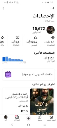 قناة يوتيوب • للبيع