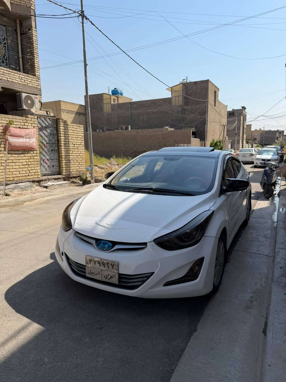 السلام عليكم
النترا 2015 خليجي فول مواصفات 
اربيل تحويل او وكاله عادي 
مكينه 1800 دوش جازه من كل نواحي 
بيه كم قطعه صبغ ابيع حزام بدون دواخل 
السعر 87 بيه مجال مكانه بغداد حي العامل ***********
