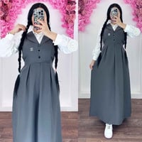 صدرية مدرسي خامة ممتازه  L.xl.2xl  لون رصاصي  السعر 18 الف  الحجز والا...