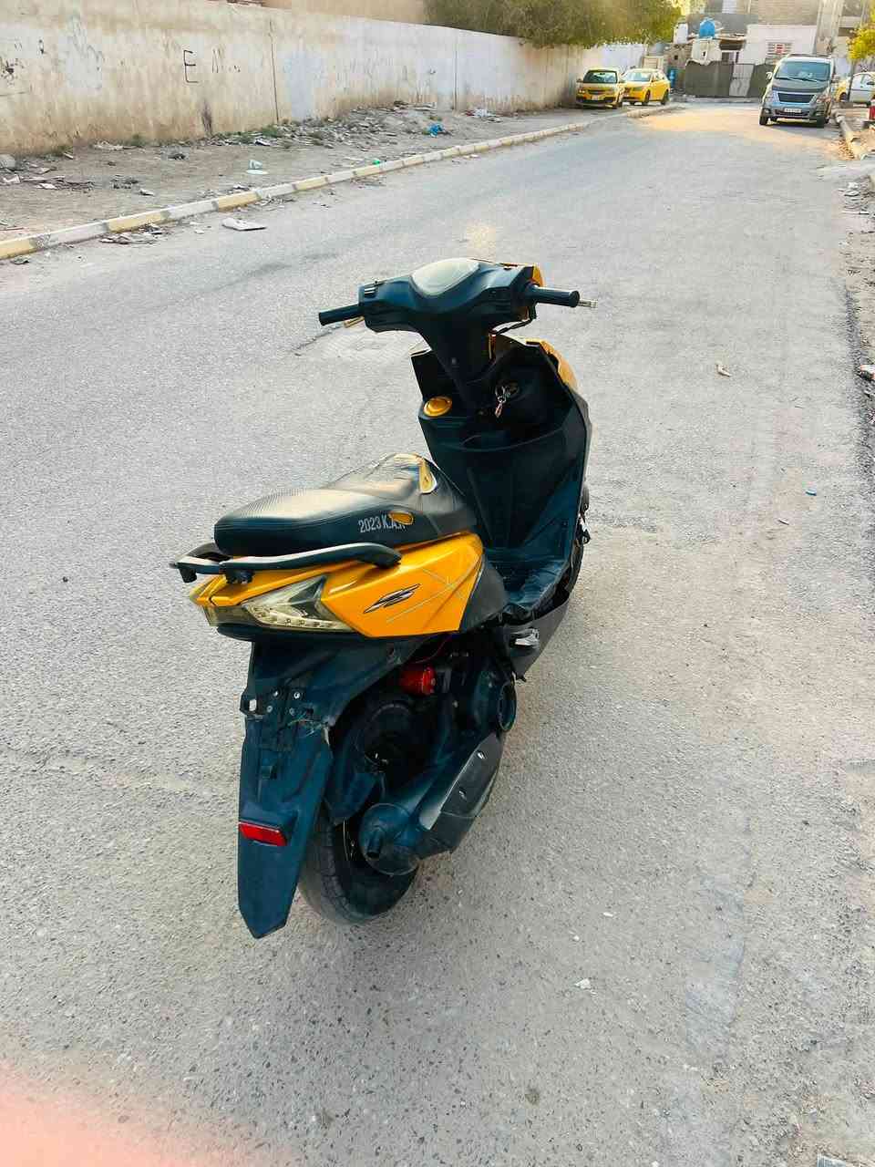 دراجه سكنس للبيع مكينه ناعمه كهربائيات كلها شغاله سلف هندر اشاير السعر 275وبيها مجال مكان ناصريه مركز ***********

