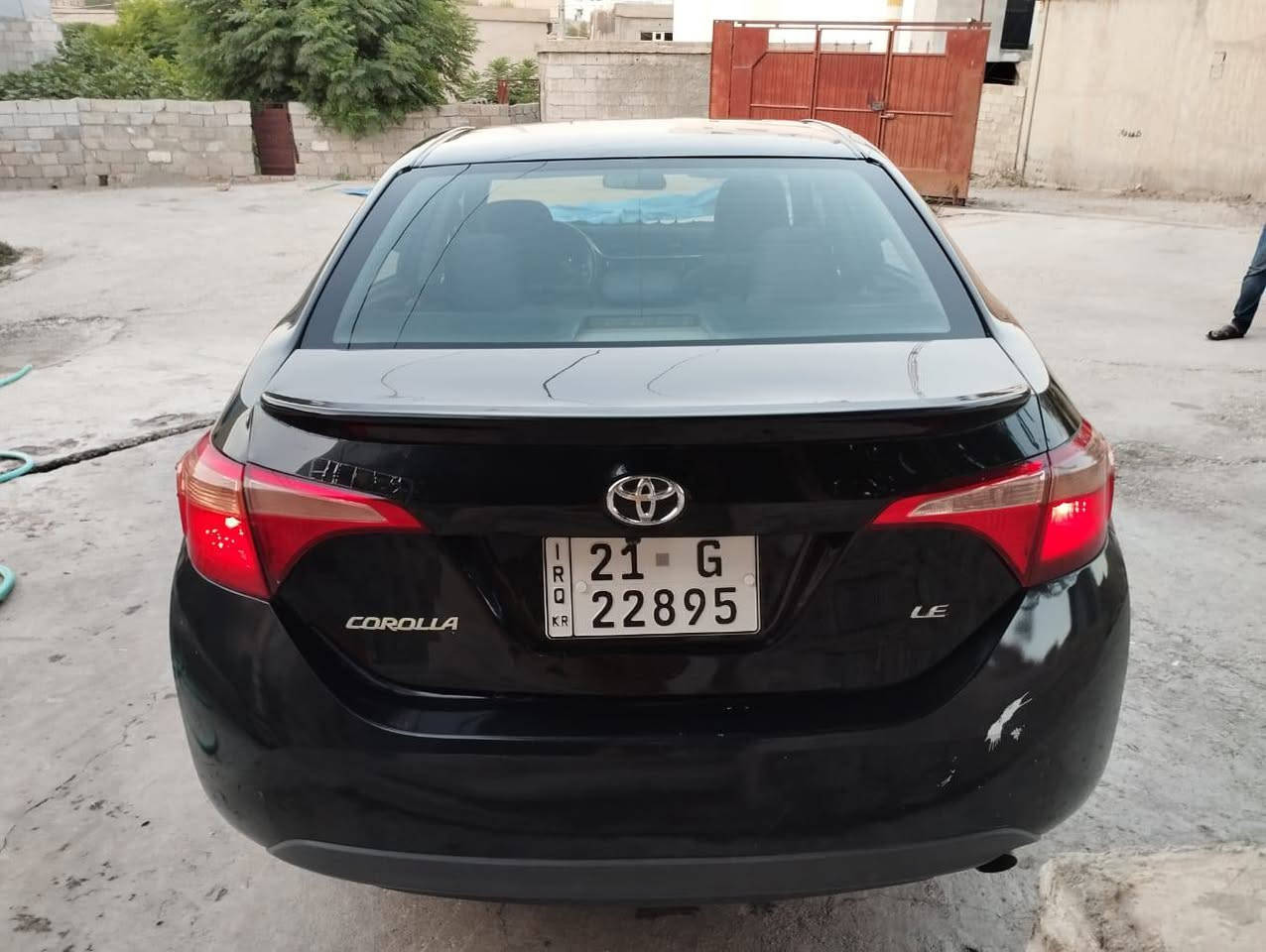 تیۆتا کرۆلا
مۆدێل 2017
ئیکۆیە 
تەعدیل سورعە 
ڕادارە
دژە خلیسک 
ئاوێنە و جام کارەبایی و هیتەرە تەم ناکات بە زستان
سەنەوی تازەیە تا 2029
مەکینە گەورەیە 
مواسەفات Le
یەک پارچە بۆیاخی ئەوروپای هەیە لەگەڵ دوو پەڵە بۆیاخی کوردستان سۆنەریم داناوە 
دوو شوختی بچوکی هەیە 
سعری 129 و مەجال 
شوێن زەڕایەن 
ژمارەی موبایل *********** ڤایبەر و وەتس ئەپی لەسەرە
