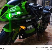 zx6r2016 بدون رقم الدراجه مكفوله محرك ما مفتوح على وضع الشركه  مكاني ا...