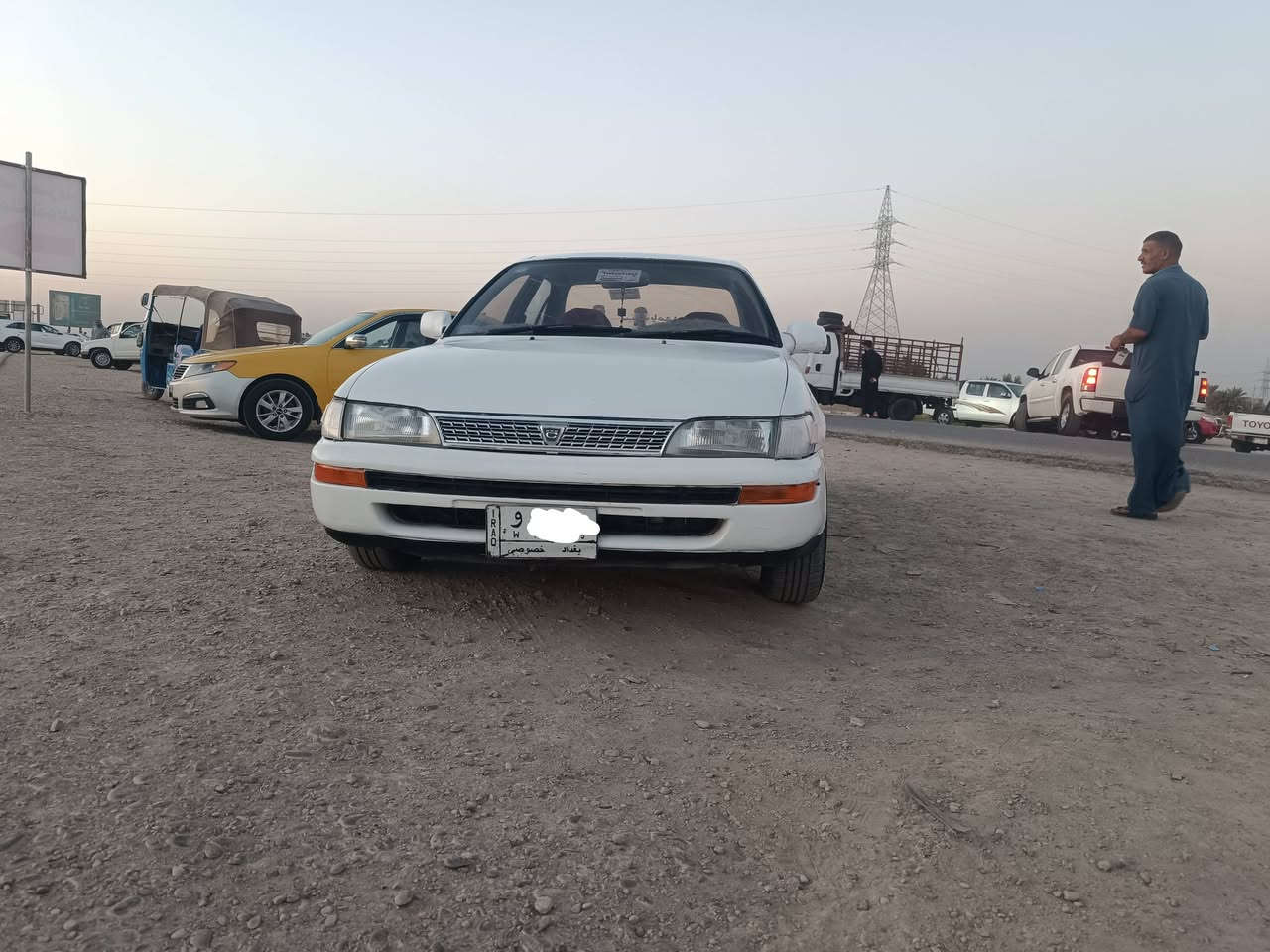 كورلا موديل 91  محور
محرك 1600 ، كير اوتوماتيك دنفش اربع نمر ثنينهن نضيفات
رقم بغداد خصوصي واو سنويتها لل27
حدادية جديدة 
باتري جديد
كهربائيات كلها شغاله
مشط ستيرن وباور جديد
ماصدات جدد ولايت زنون شمسي بلادي توني شاده شرط نهار 
البجم كله جديد من طول لطول شرط كله اصلي مو صيني
مصبوغه حزام لجمالية
كفاله اصوليات وعيب شرعي 
سعرها 48 بيها مجال بسيط كلش
العباس عليه الي مو شراي لا يتعبني ويخابر شراي احطك بعيني تعال وكلب وشوف وبخدمتك مو شراي لا تواعد ولا تتصل اصلا
ماكو شي بيها مذاكره فوك فلا تستفسر
مكانها ذي قار قضاء النصر 

اتصال او واتساب ***********
