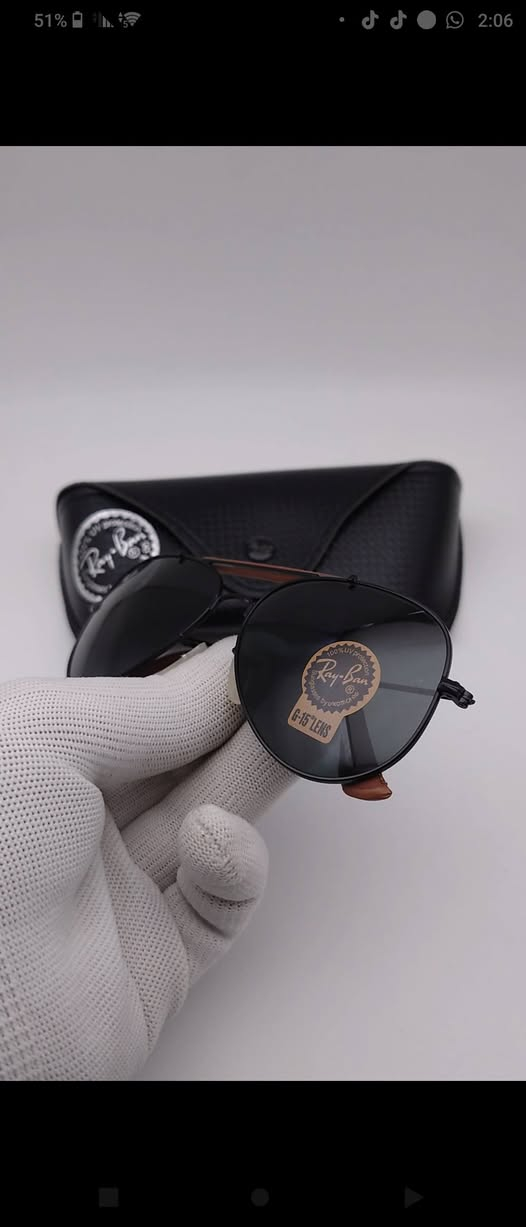 راي بان طيارين 
Aviator Outdoorsman
درجة اولى 
عدسات زجاج UV400 
العدسات تحتوي على فلتر انترفلكشن 
سعرها 35 الف 
للاستفسار خاص او واتساب 
***********
