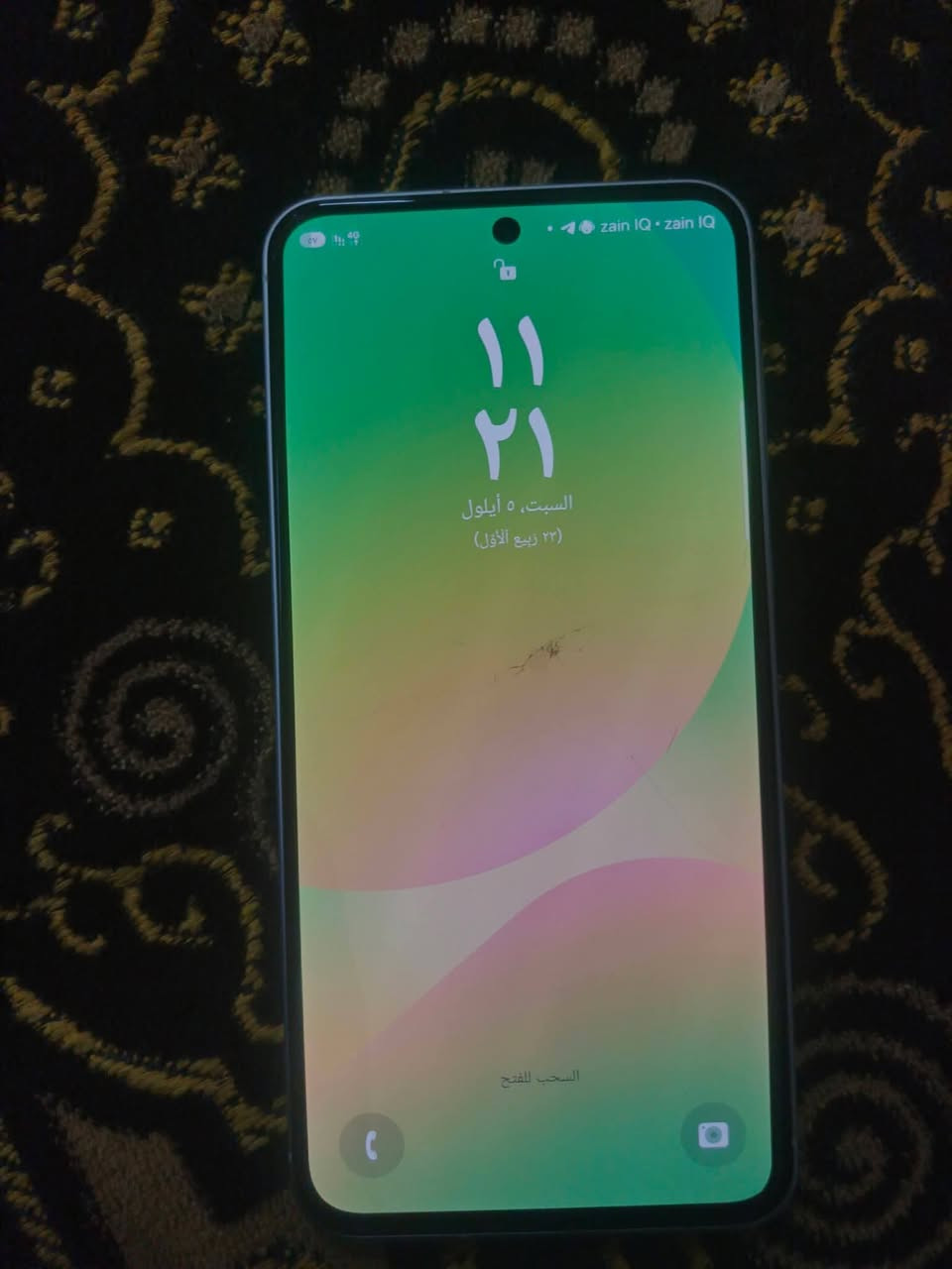 سلام عليكم جهاز للبيع
النوع سامسونكA56
 السعر خاص
‏‪***********
@جميع
