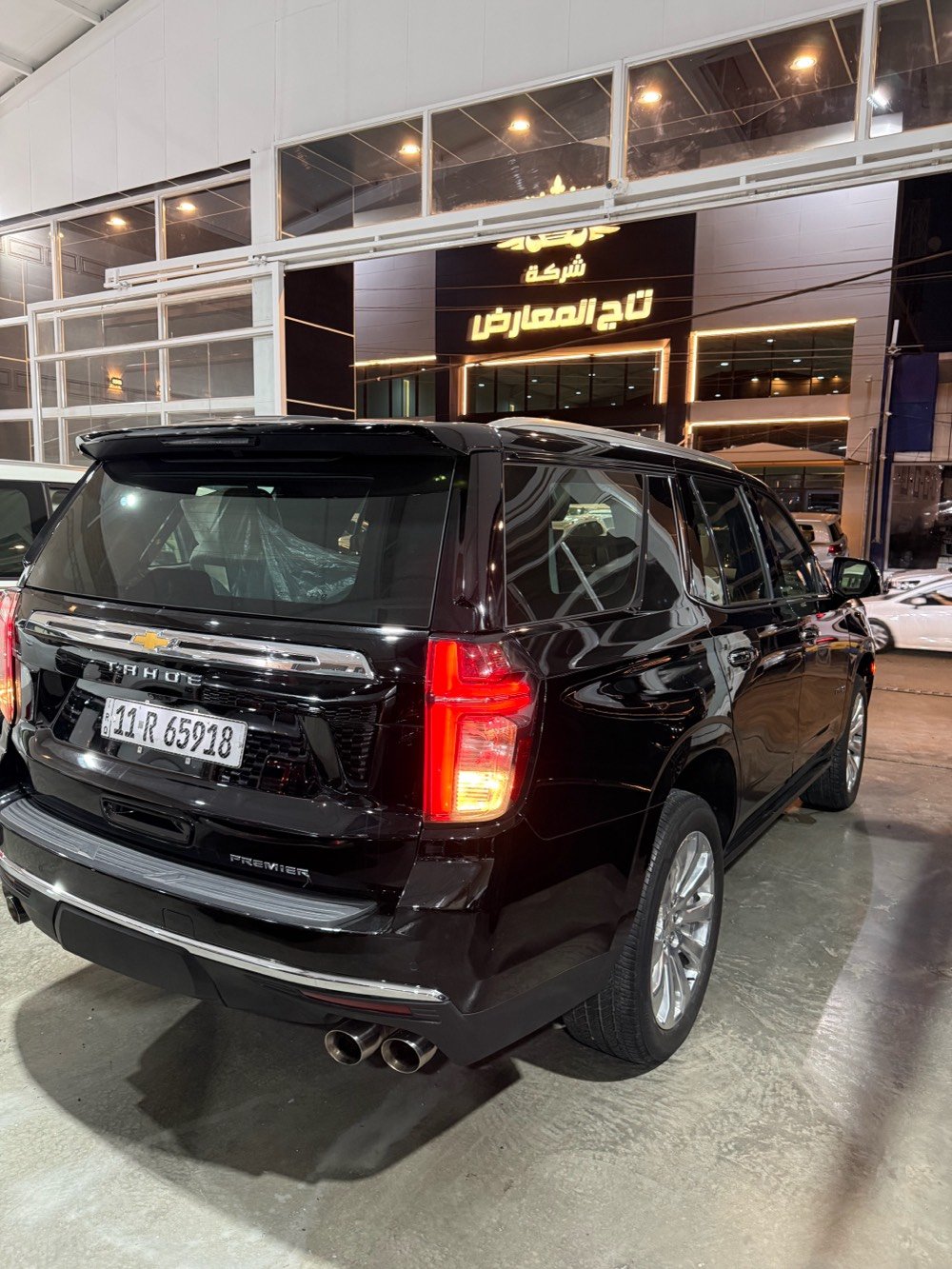 معرض الناجي لتجارة السيارات بغداد معارض النهضة الشارع الثاني (*********** & ***********)
السعر (54.000 $) مع الرقم بغداد 
* تاهو برايمر زيرو 2023 مغلفة ppf رقم بغداد ضمان وكالة المنصور 
* ⁠الموديل 2023 رقم بغداد
* ⁠اللون اسود العداد (30.200 كم)
* ⁠حجم المحرك : 5.3 Cc
* ⁠خمس كامرات محيطية نظام الرفع (جكات)دفع رباعي (4 * 4)
* ⁠فتحة سقف (بانوراما)شاشة امامية بالحجم الكبير شاشات خلفية عدد (2)
* ⁠الدوسات الجانبية كهرباء ويل قياس (22 انج)رادار امامي رادار خلفي 
* ⁠تحديد مسار نقطة عمياء بالمري الجانبية قيادة ذاتية توقف ذاتي 
* ⁠كراسي كهرباء وتبريد وتدفئة كرسي السايق ذاكرة (يموري) الجنطة الخلفية كهرباء 
* بصمه تشغيل بصمات ابواب 
* رادار نقطة عمياء تحديد مسار نظام تشغيل واطفاء السياره ذاتي نظام تحديد مسار
* ⁠المقاعد الاخيرة تفتح كهرباء داخل جلد حمصي مري طي كهرباء (شفط)
* ⁠تشغيل عن بعد علامة ضوئية سوداء حساس امامي خلفي داخل صاج شباك نيكل يدات الابواب والمري الجانبية نيكل 
* ⁠معرض الناجي بغداد النهضة الشارع  الثاني (*********** ) (***********)
السعر (54.000 $) دولار 
نضام البيع المباشر والمراوس (جملة مفرد)
* اوقات العمل (من 10 صباحا الى 9 مساء)
ملاحظة:- يتوفر لدينا جميع انواع التاهو الجمسي