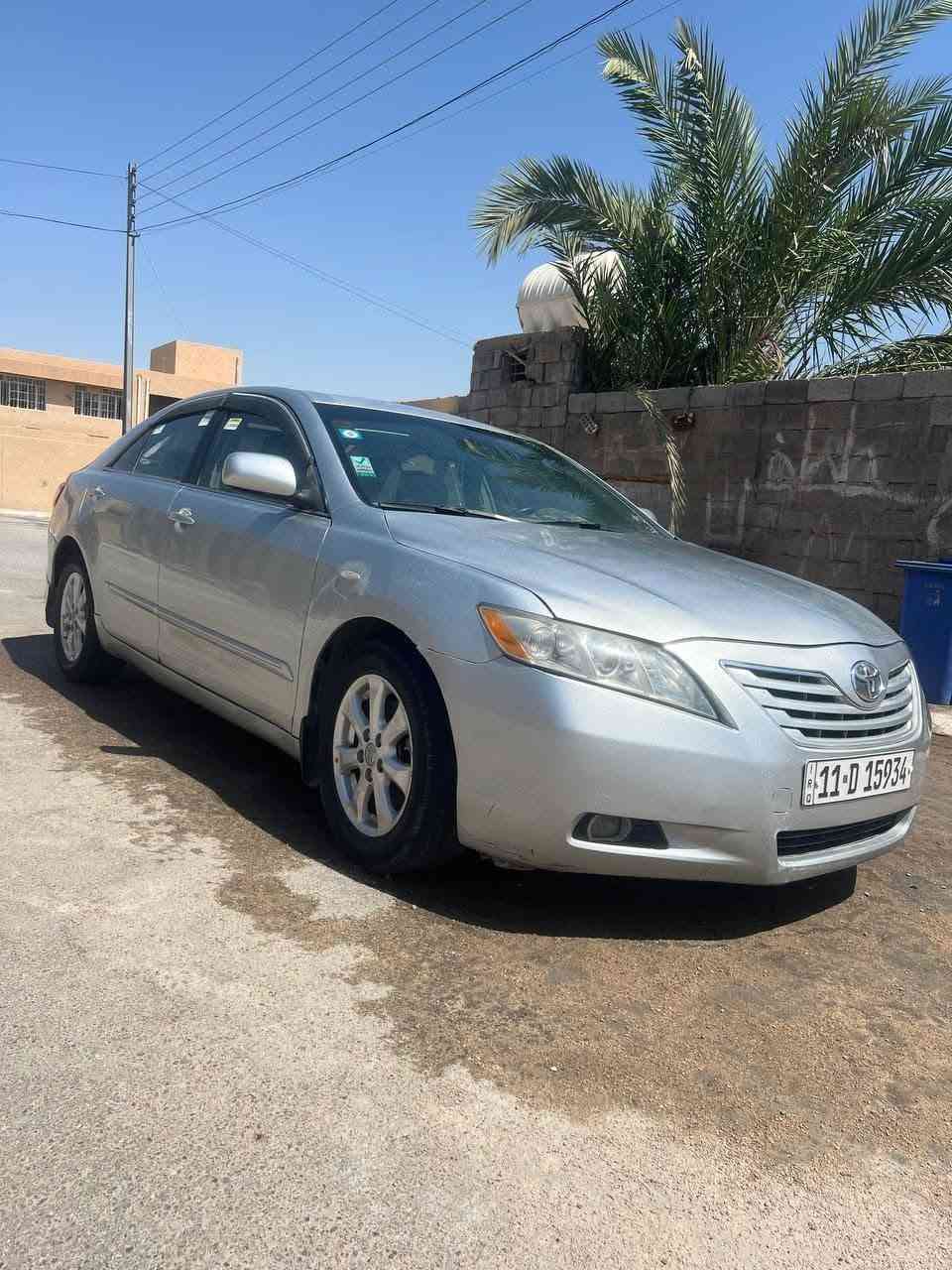 للبيع
تيوتا كامري لون رصاصي سلفر وارد خليجي موديل2007
السعر 85
 سيارة مرتبة ونظيفة
 كير اوتوماتيك
 جنوط اصلية
الداخلية قماش
فتحة سقف
 محرك 4 سلندر 2.4 لتر (2400cc)
مصبوغة حزام
فئةGLX
للتواصل واتساب ***********
