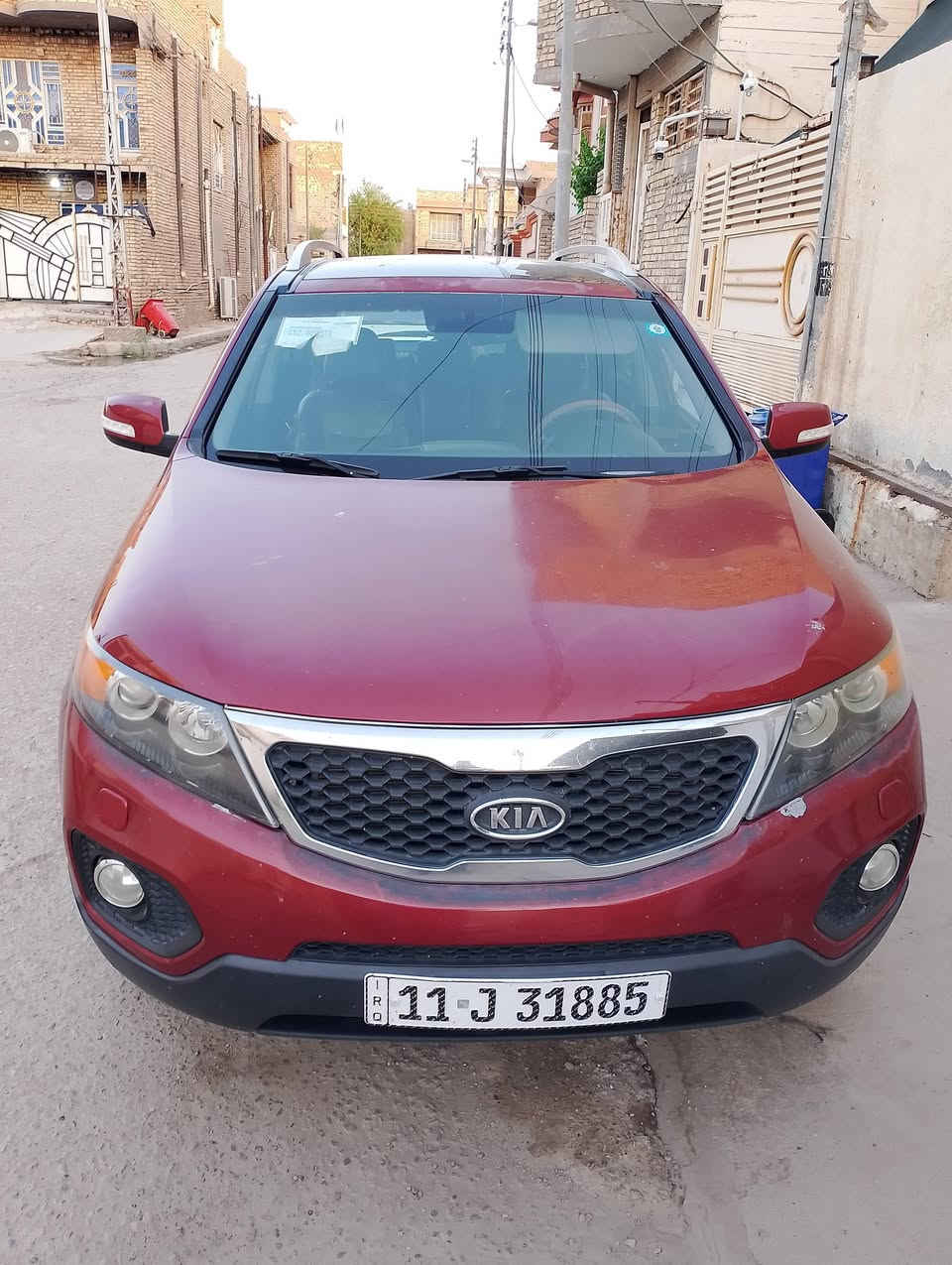السلام عليكم سيارة سورنتو مديل 2012 بسمي  الكشر موضح بل سونار كير محرك تبريد حدادية تايرات نص عمر السعر عل خاص اتصل وتدلل واتساب موجود *********** مكاني ميسان
