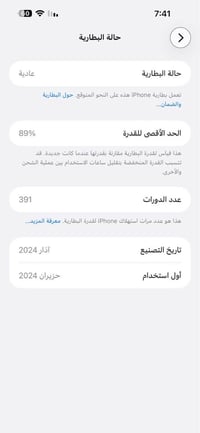 ايفون 15 برو ماكس • ٢٥٦ • ملحقات كامله