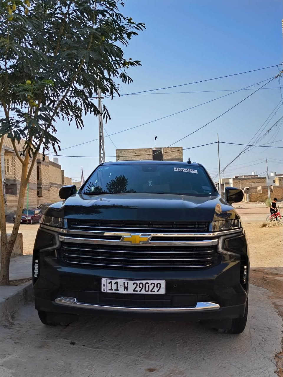 Chevrolet Tahoe LT 2024 

وارد أمريكي 🇺🇲
بجم كبس ✅️ ، ضرر جانبي بسيط
رقم الشاصي مُرفق ✅️:
1GNSCNKD3RR303464

⚙️محرك 8 سلندر 5.3 لتر 

مواصفات Lt: 
شاشة تدعم Apple CarPlay + Android Auto 
كشنات جلد + تدفئة + كهرباء
ستيرن تدفئة
حساسات امامية خلفية 
رادار 
نقاط عمياء 
فرملة طوارئ تلقائية 

ماشية 77.000mi 

مرقم بغداد 
داخلة كتاب شهداء 

للإستفسار
***********
