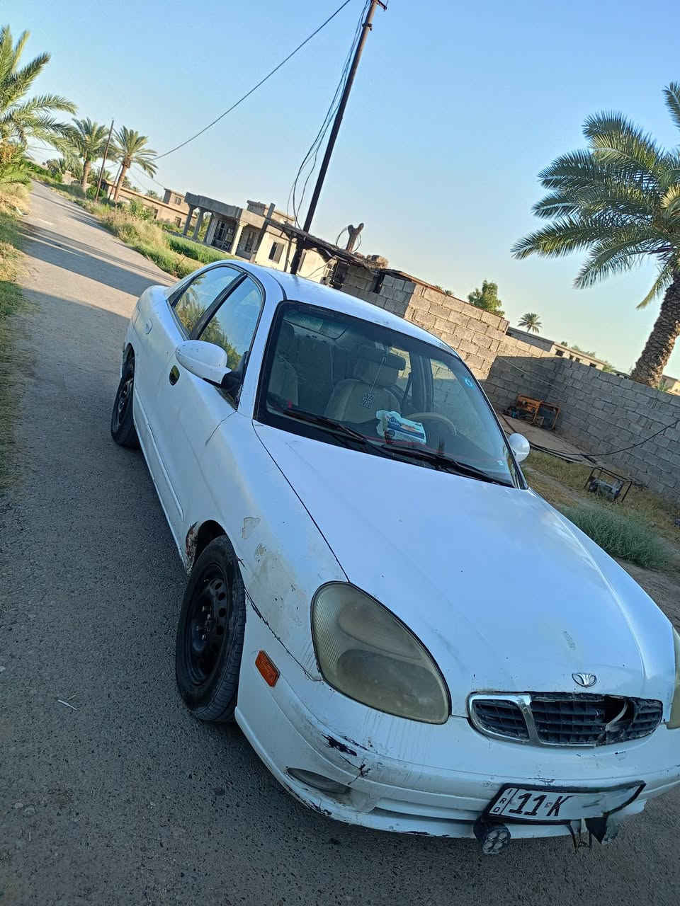 السلام عليكم ورحمة الله وبركاته 
دايو نوبر موديل 2000 رقم بغداد الجديد 
شرط كير ومحرك حداديه خير من الله 
تبريد شغال ثلج السياره خير من الله ماناقصه شيه اتشغل وتطلع 
المكان بغداد اليوسفيه 
السعر 32 وبيه مجال قليل 
للاستفسار الاتصال ***********

