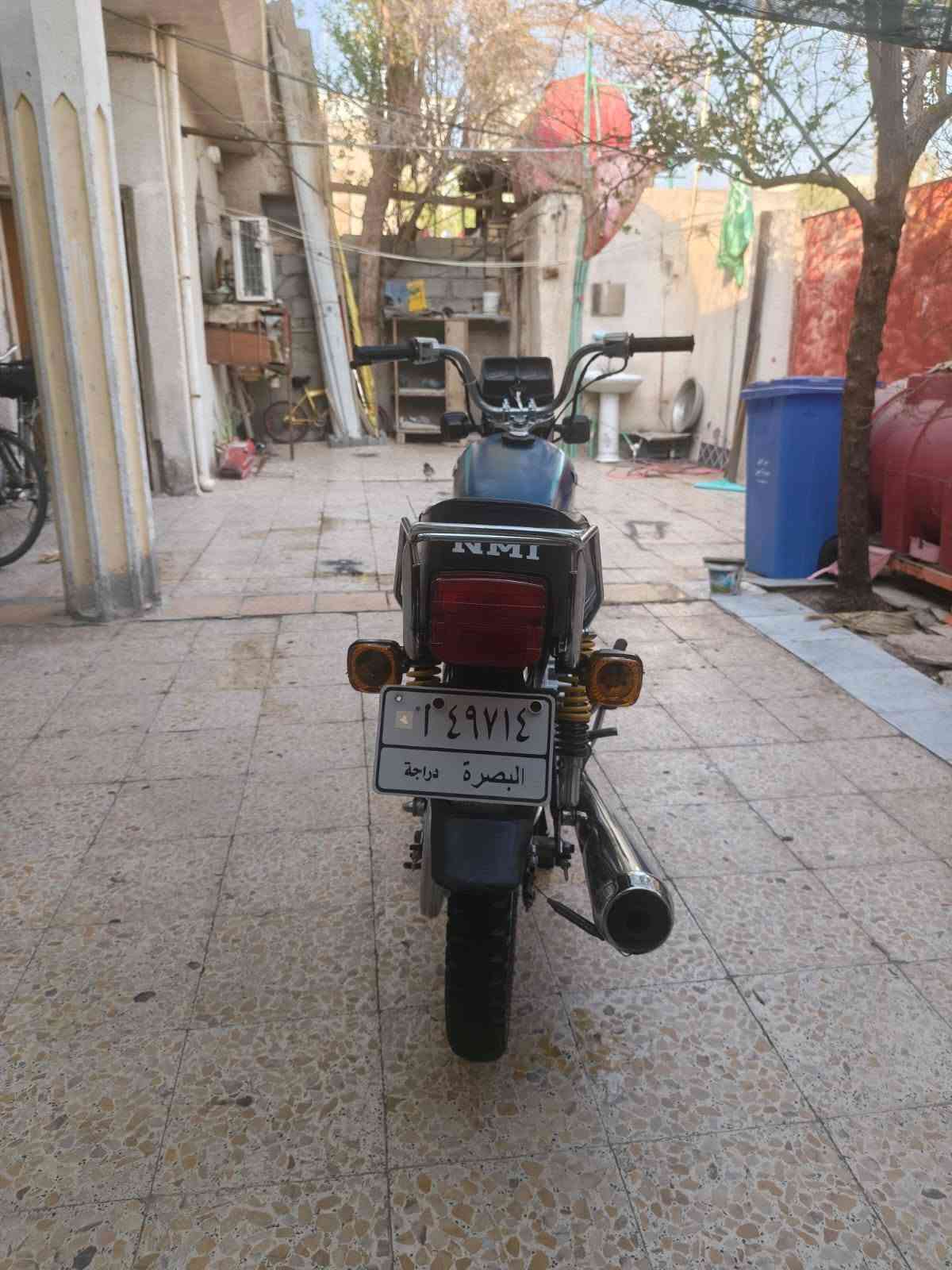 سلام عليكم الكل والجميع دراجه نامه موديل 20 رقم وسنويه الدراجه جاهزه سنويه تنتهي بل28 ليريده يراسلني خاص او يتصل مكاني البصره امن الداخلي رقم التلفون***********
