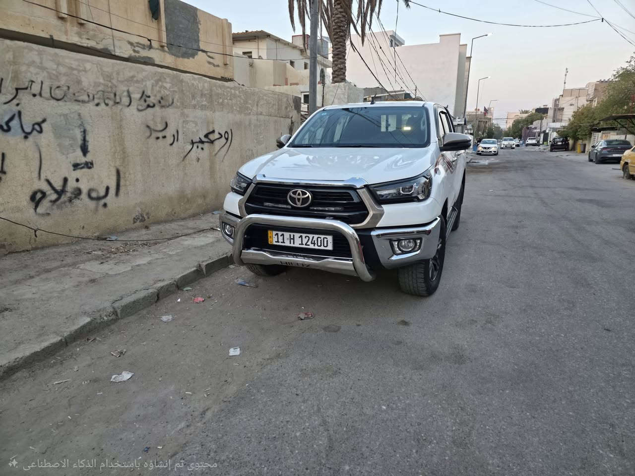بيك اب هايلوكس فور ويل  موديل ٢٠٢١ ماشية ٦٦ الف قابل للزيادة الساير بصمة ابواب بصمة تشغيل قطعتين تبريد رقم بغداد باسمي .بيه بارد بالداير مال الجاملوغ الخلفي حك شبر تقريبا او اكثر ومرجع درجة اولى . مغلفة ارضية وكشن جلد وهوك ومصد كامله مكملة متصرف شي عليه 
السعر ٢٨٥ وبيه مجال قليل 
 للاستفسار على هذا الرقم ***********
