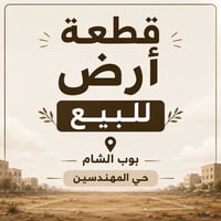 🌿 السلام عليكم ورحمة الله وبركاته إعلان عن قطعة أرض سكنية للبيع  الموق...