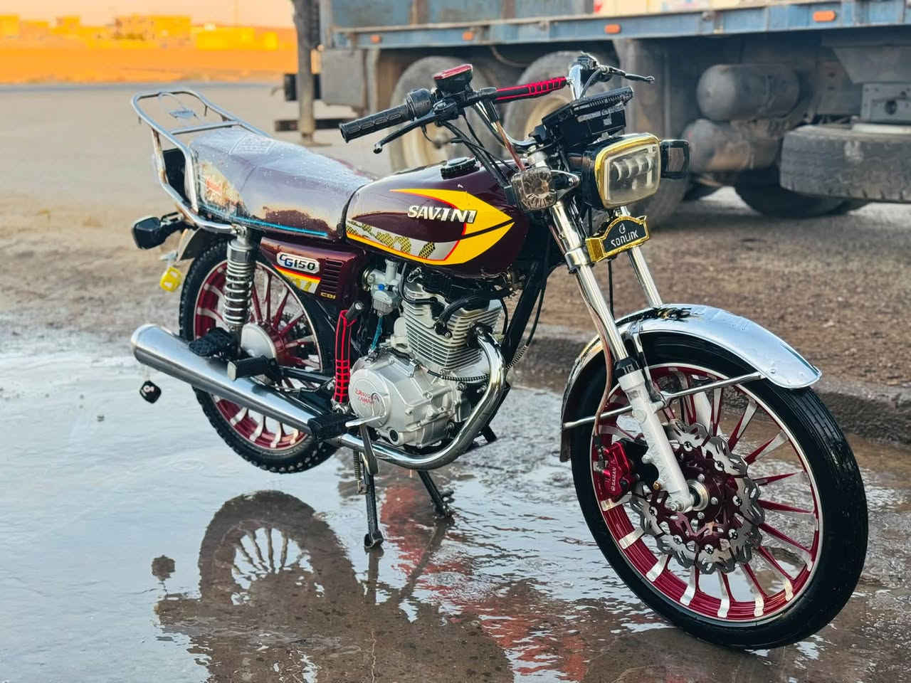 للبيع ماطور جديد موديل 2025
مكفول من كلشي حجم المحرك 150CC
الماطور جديد ما عايزو كلشي

صراخ شاشه شغالهه العنوان جنوب الموصل القياره قرية الحاج علي 

*********** متواجد ٢٤ ساعه 

السعر ٦٧٥ وبي مجال قليل مو شراي لا تكسر بل ماطور اكو ألف ماطور بل كروب
