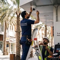 نصب وتجهيز كافه سستمات الكامرات ١-دهوا ٢-اسوار ٣-هيك فجن ٤-هاي لوك ٠٧٧...