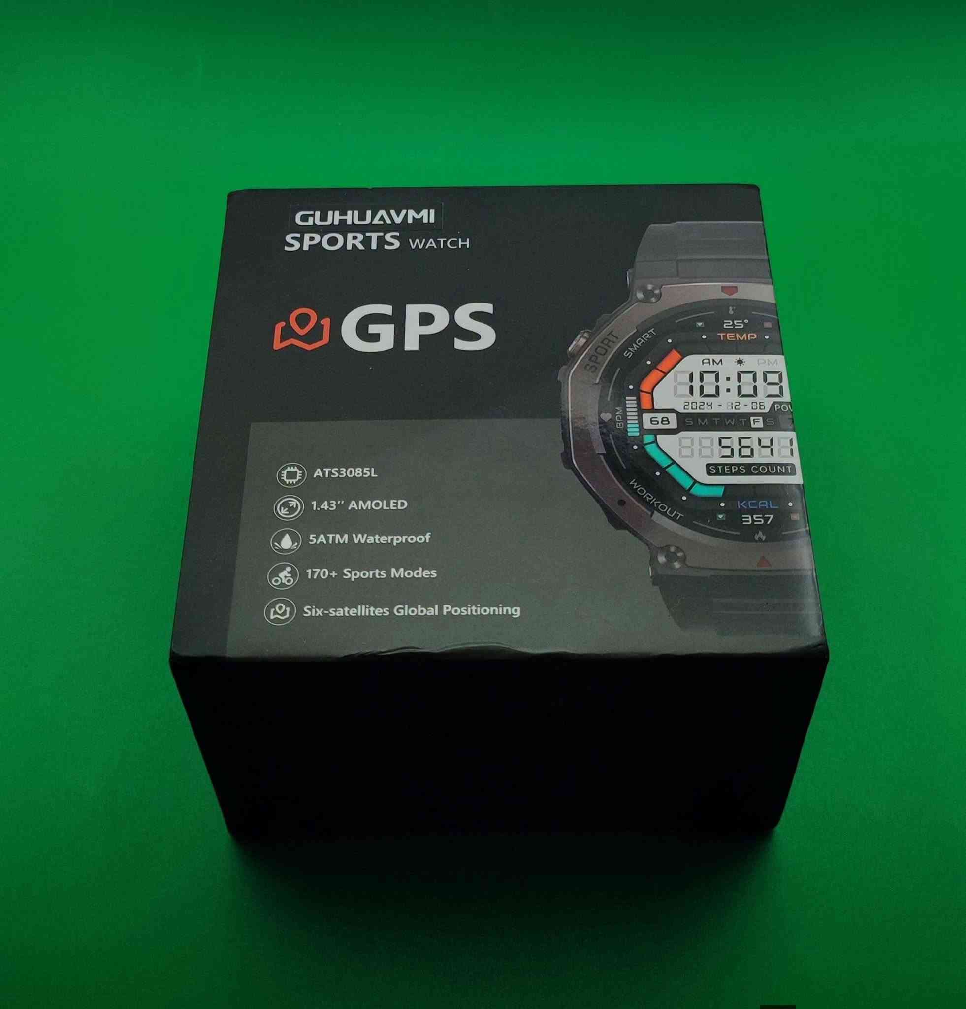 شاشة أموليد 1.43إنچ • GPS مزدوج • ١٧٠ وضع رياضي
