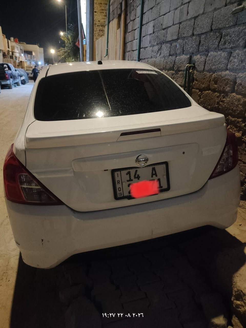 نيسان فيرسا 2019 وارد ضربتها بنيد و چاملغ حلوه مرتبه گير محرك تبريد كهربائيات حدادة تايرات كلها بحالة جيدة دواخل نظيفة رقم إنگليزي سنوية لل30 رقم بصرة السعر 85
***********
