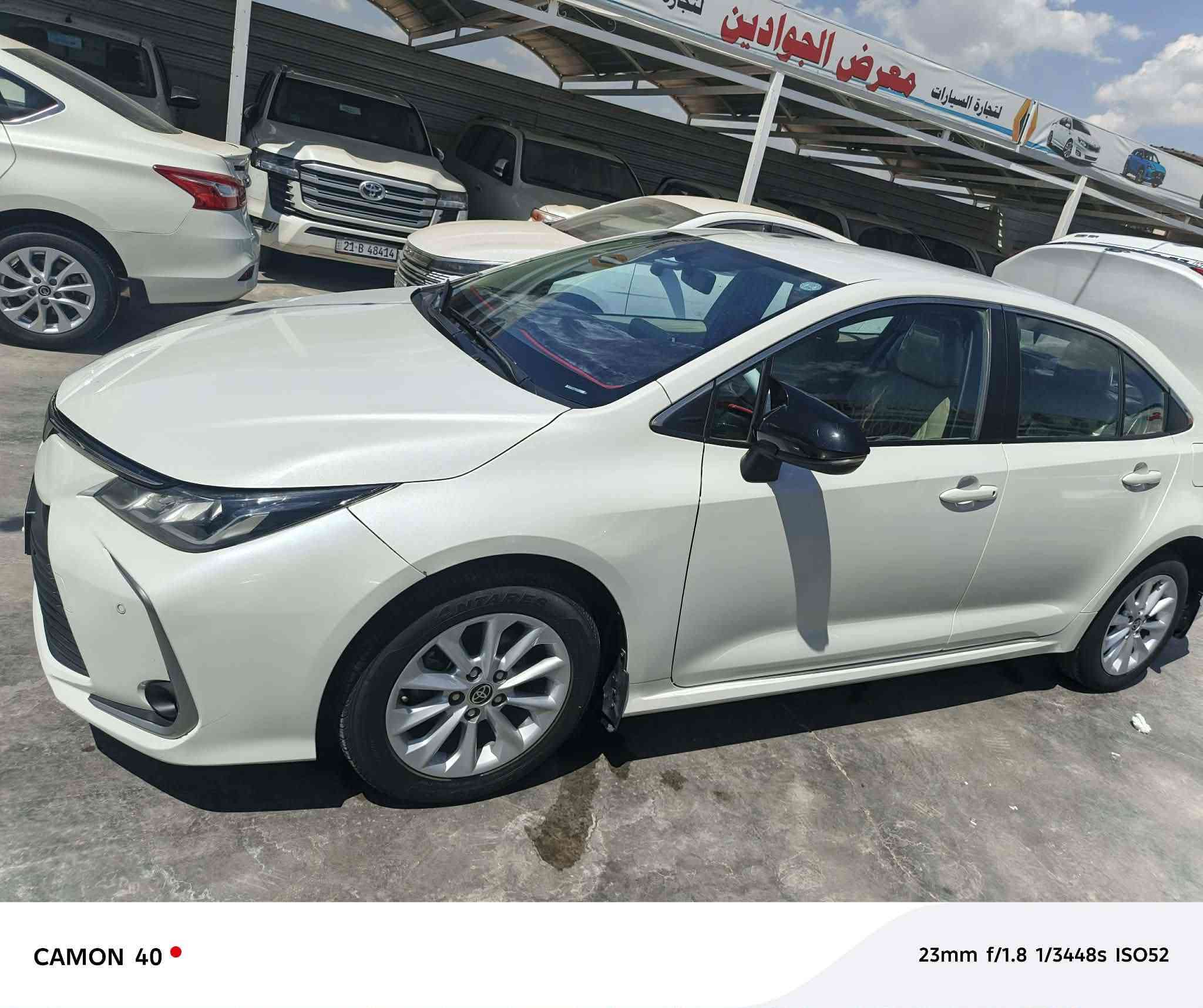 بيع او مراوس كورلا خليجي ساز موديل 2021 رقن اربيل باسمي 
مكانها بغداد الرصافه 
***********

نص مكتوب في الصور:
- CAMON 40 23mm f/1.8 1/2646s ISO52
- CAMON 40
- 23mm f/1.8 1/3077s ISO51
- CAMON 40 23mm f/1.8 1/3448s ISO52