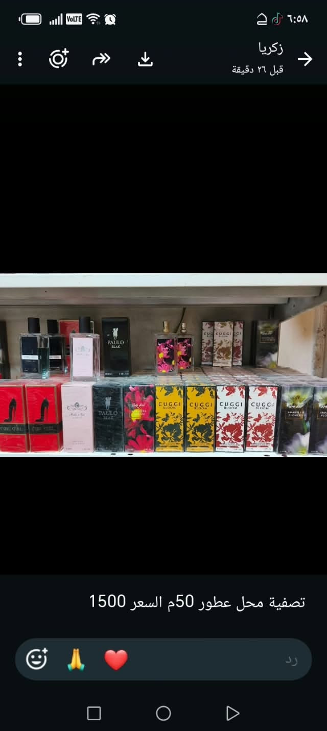 تصفية محل • عطور قلم • ٥٠م