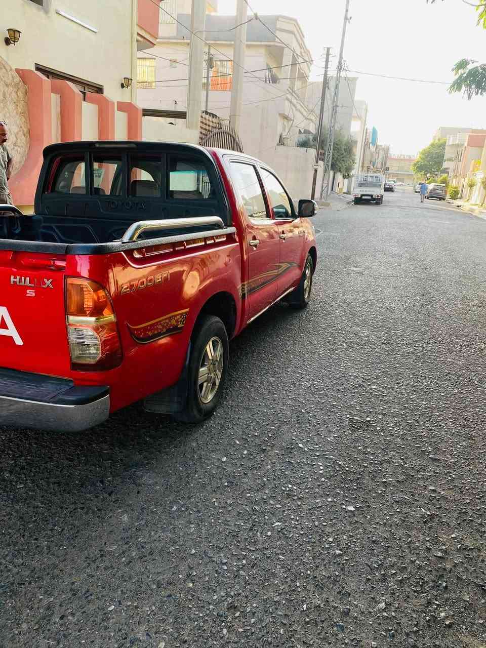 بسم الله وعلى بركة الله

🚙 للبيع هايلوكس موديل 2009
🔴 اللون: أحمر
📍 الموقع: كركوك – حي واحد حزيران
🔢 الرقم: كركوك لماني
📅 السنوية: لغاية نهاية 2028
🛞 التايرات: نص عمر
🔋 البطارية: جديدة
🔧 المحرك: بداية تنقيص
🚘 الجاملغ الخلفي: تعديل، جهة السكن حك شبر
📄 باقي كفالة
⛽ شرط تحويل كابون بانزين
📺 شاشة

💰 السعر: 165 ورقة، قابل للتفاوض

📞 للتواصل:
***********

***********
