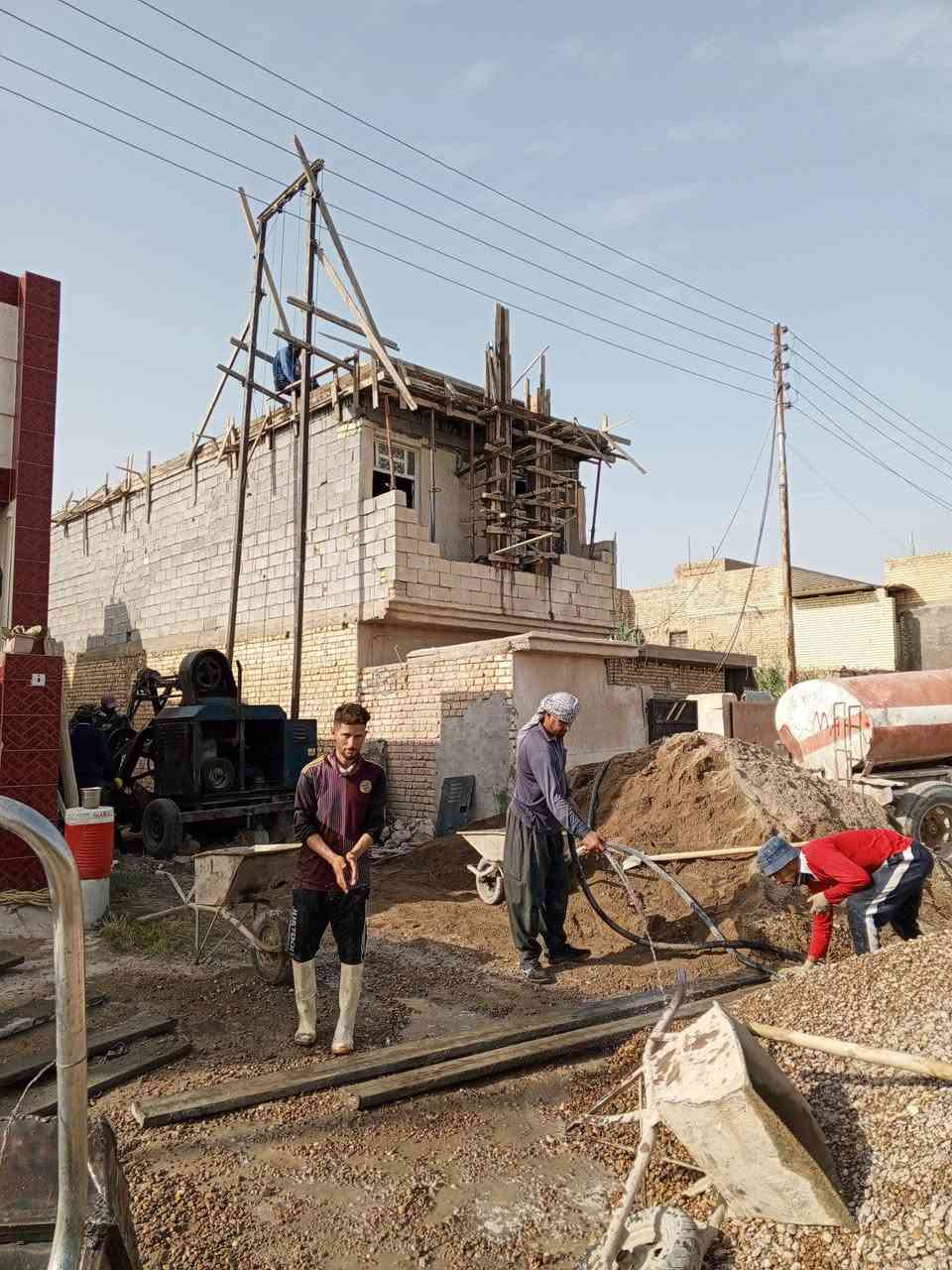 السلام عليكم
يوجد لدينا كادر لعمل وترميم البيوت
بنا تشطيب لكافه اعمال البناء
صب قالب وتسليح للتواصل واتساب *********** او خاص وشغل درجه اولى والتزام بالموعد ومن الله التوفيق
