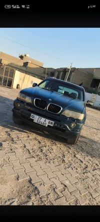 للبيع BMWX5 موديل 2001 كير جديد مكينة 6 سلندر مسكر دبل فانوس رقم انكلي...
