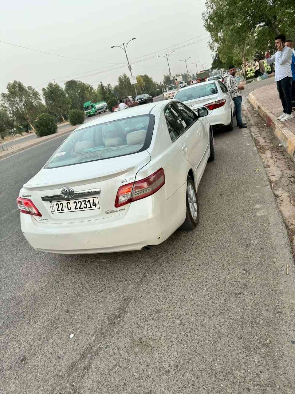 للبيع كامري 2011 خليجي فول فول GLX سنوية باسمي شرط تحويل 3 مفاتيح بلادي
شاشه كاميرا تحديد سرعه بردات بلاد داخل صاج حساس امامي و خلفي مراية كهربائي
سلايد داخل فورميكا كوشتن كهربائي سيارة بدون صبغ فقط ملاحظات بسيطه مبينة بسونار مرفق وية صور سعر 118 ورقة وبي مجال شراي خابر *********** كركوك, العراق
